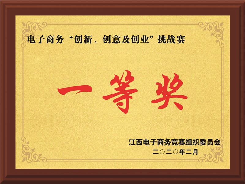 電子商務挑戰(zhàn)賽一等獎